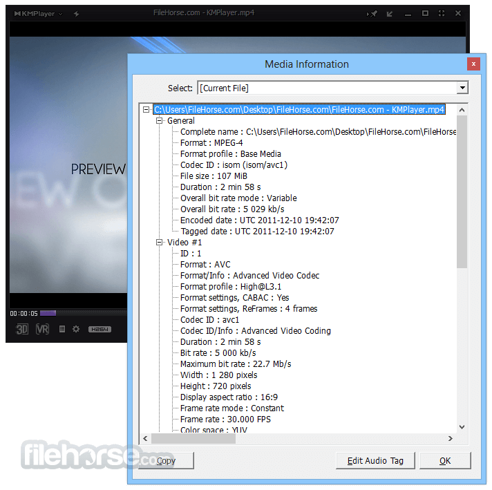 KMPlayer interface visual illustrating Windows playback controls